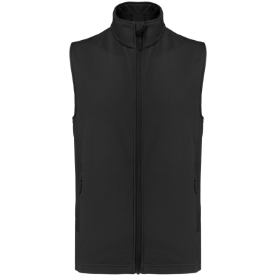 Unisex eco-friendly 2-layer softshell bodywarmer